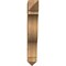 Ekena Millwork Funston Arts & Crafts Rough Sawn Bracket, Western Red Cedar, 6"W x 32"D x 40"H BKT06X32X40FST03RWR - alternate 2